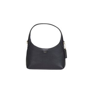 Coach Ny Women "Brooklyn 23" Fine-Grained Black Leather Shoulder Bag